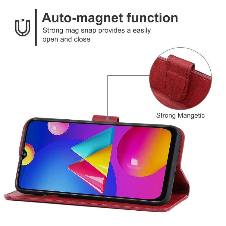 For Samsung Galaxy A02s US / M02s / A03s 164mm Leather Phone Case
