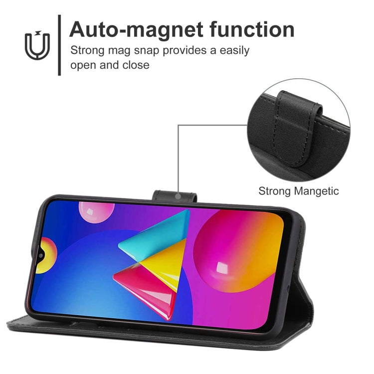 For Samsung Galaxy A02s US / M02s / A03s 164mm Leather Phone Case