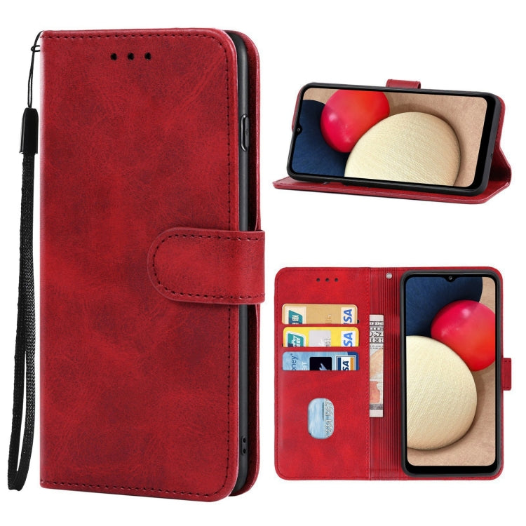 For Samsung Galaxy A02s EU Version Leather Phone Case