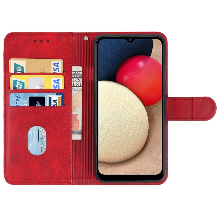 For Samsung Galaxy A02s EU Version Leather Phone Case