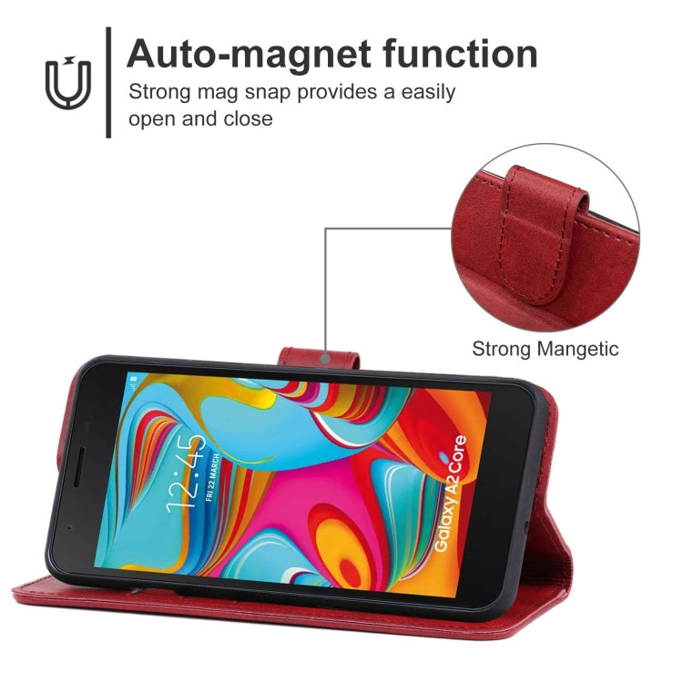 For Samsung Galaxy A2 Core / A260 Leather Phone Case