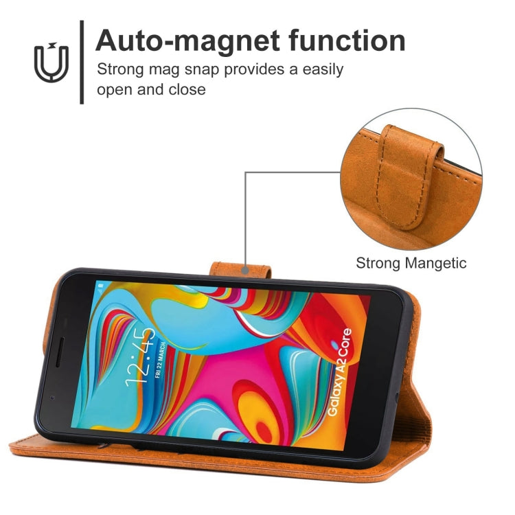 For Samsung Galaxy A2 Core / A260 Leather Phone Case