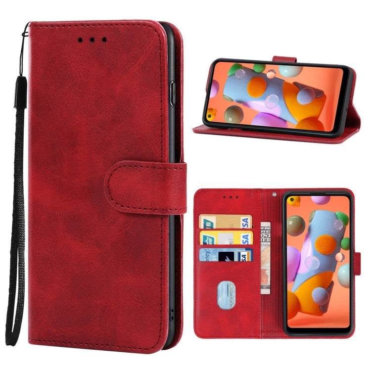 For Samsung Galaxy A11 Leather Phone Case EU Version