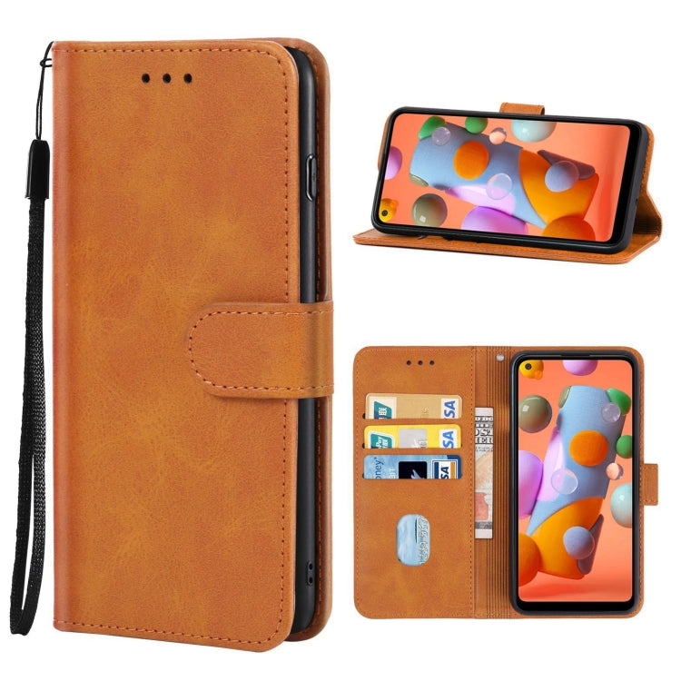 For Samsung Galaxy A11 Leather Phone Case EU Version