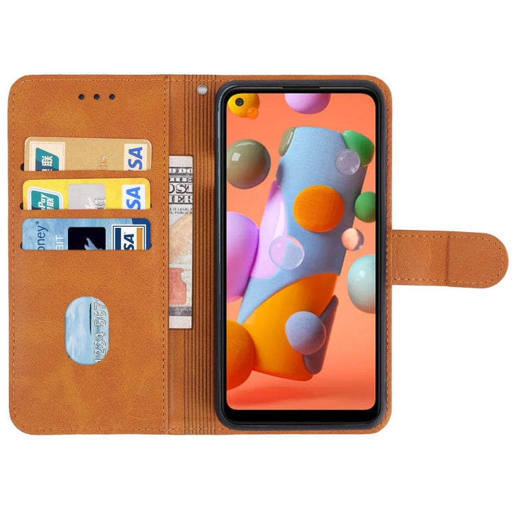For Samsung Galaxy A11 Leather Phone Case EU Version