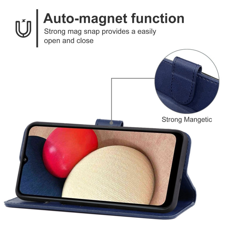 For Samsung Galaxy A12 / A12 Nacho Leather Phone Case
