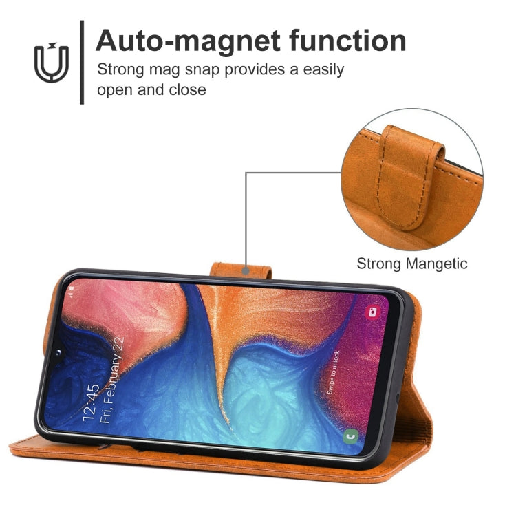 For Samsung Galaxy A20e Leather Phone Case