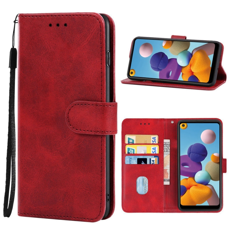 For Samsung Galaxy A21 Leather Phone Case