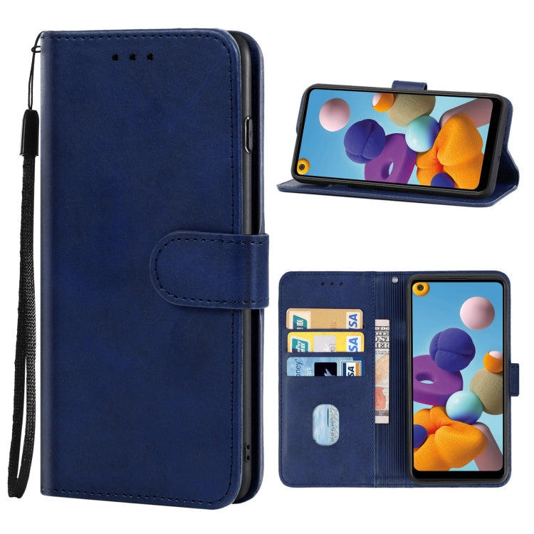For Samsung Galaxy A21 Leather Phone Case