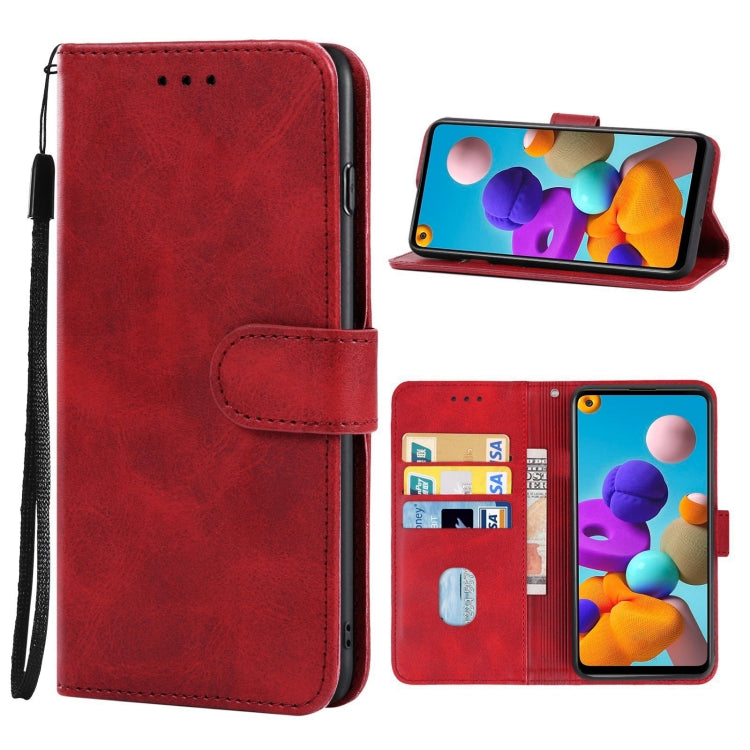 For Samsung Galaxy A21s Leather Phone Case