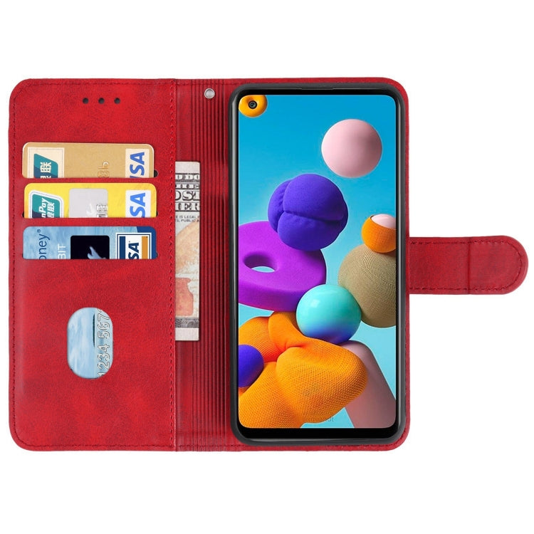 For Samsung Galaxy A21s Leather Phone Case