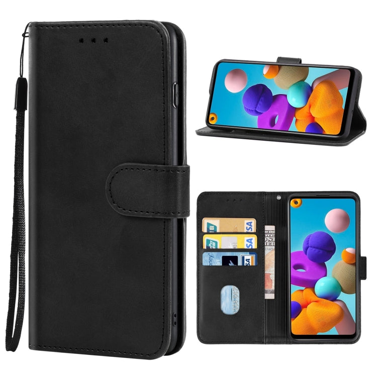 For Samsung Galaxy A21s Leather Phone Case
