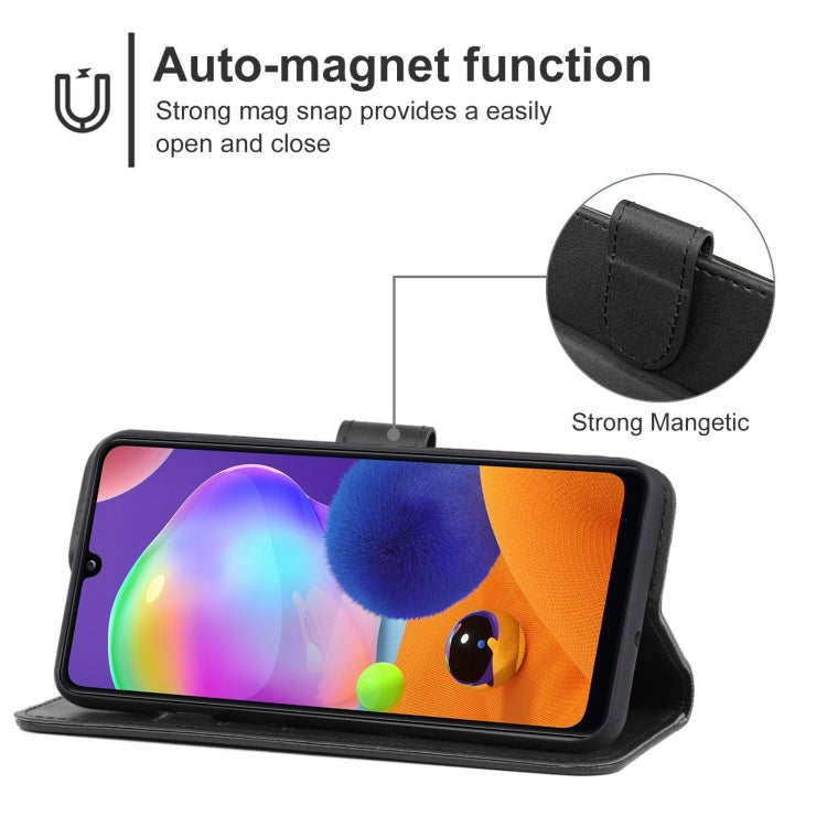 For Samsung Galaxy A31 Leather Phone Case