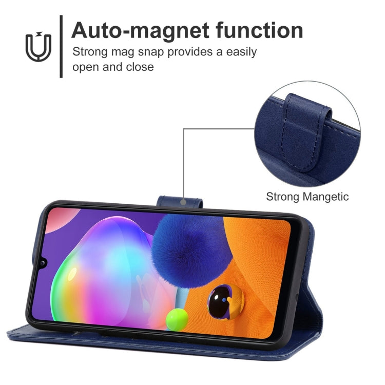 For Samsung Galaxy A31 Leather Phone Case