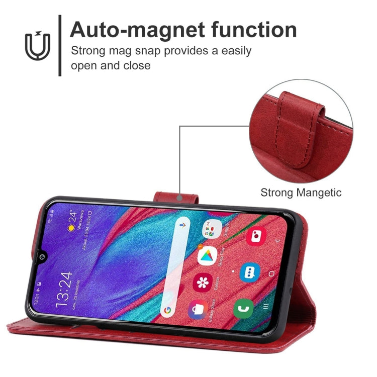 For Samsung Galaxy A40 Leather Phone Case