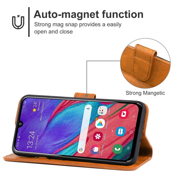 For Samsung Galaxy A40 Leather Phone Case