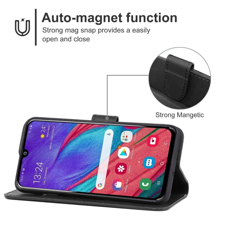 For Samsung Galaxy A40 Leather Phone Case