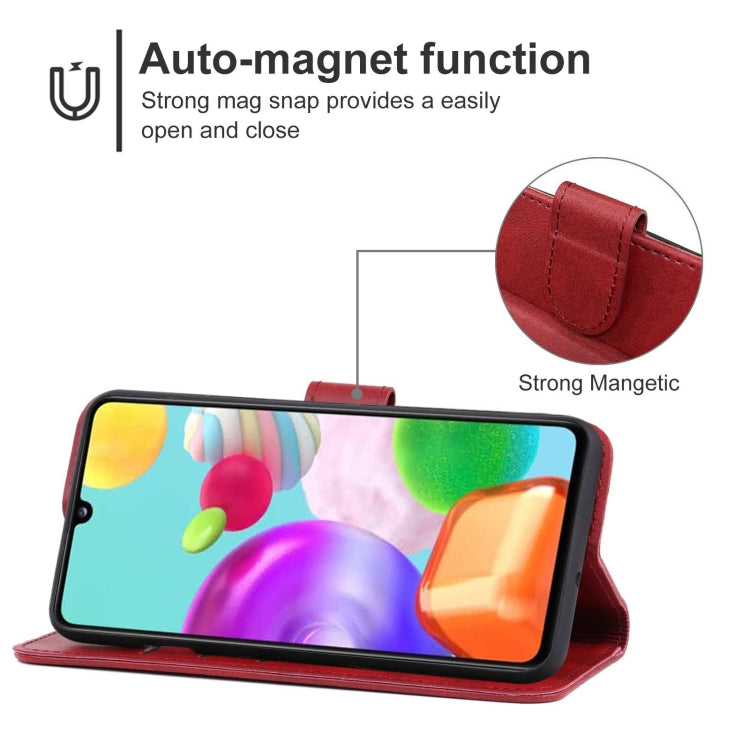 For Samsung Galaxy A41 EU Version Leather Phone Case