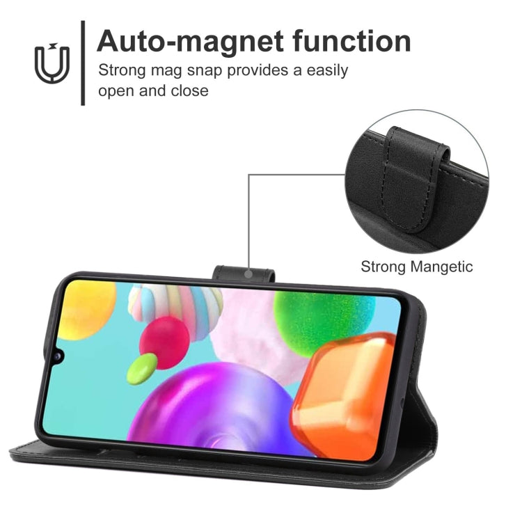 For Samsung Galaxy A41 EU Version Leather Phone Case
