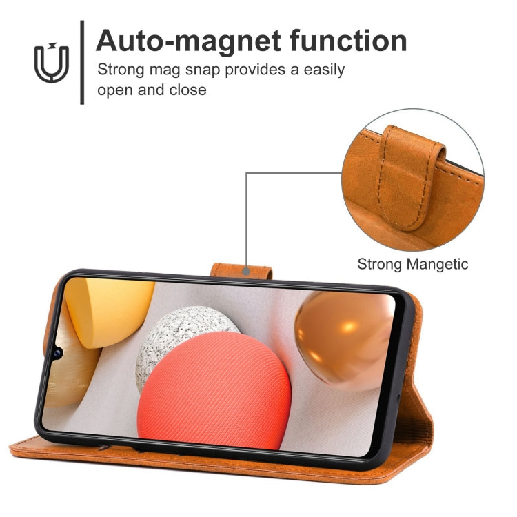 For Samsung Galaxy A42 5G / M42 Leather Phone Case