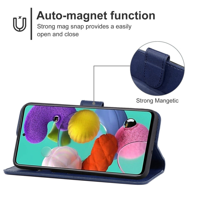 For Samsung Galaxy A51 5G Leather Phone Case