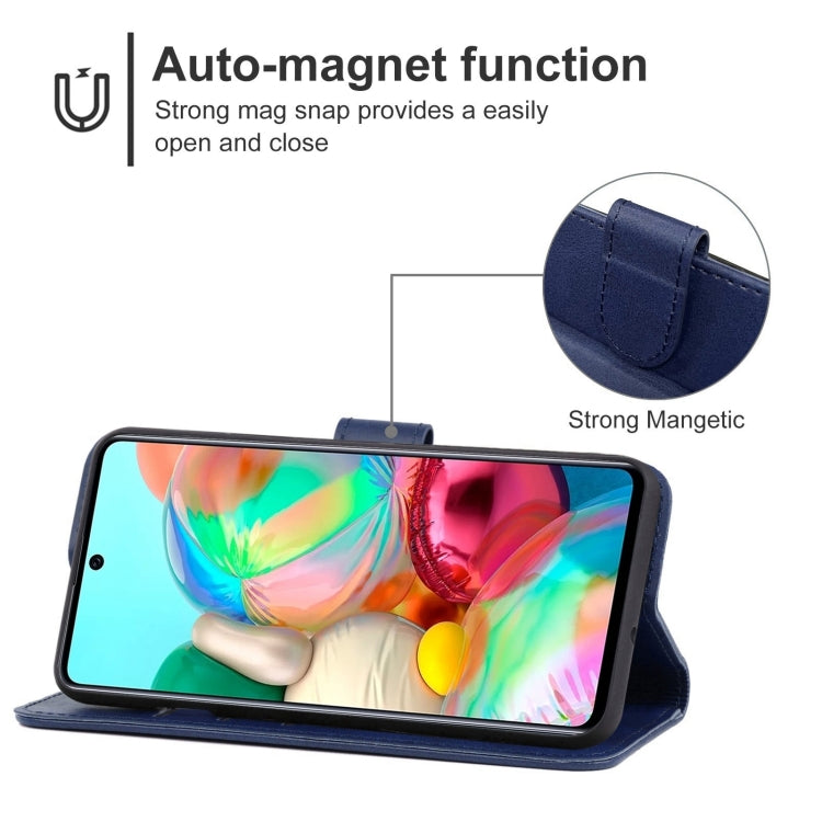 For Samsung Galaxy A71 4G Leather Phone Case