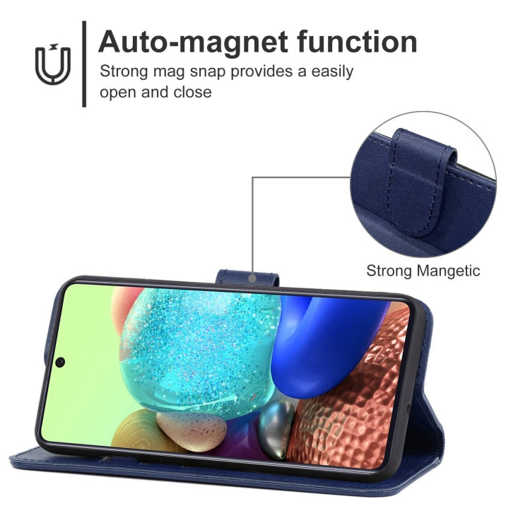 For Samsung Galaxy A71 5G Leather Phone Case