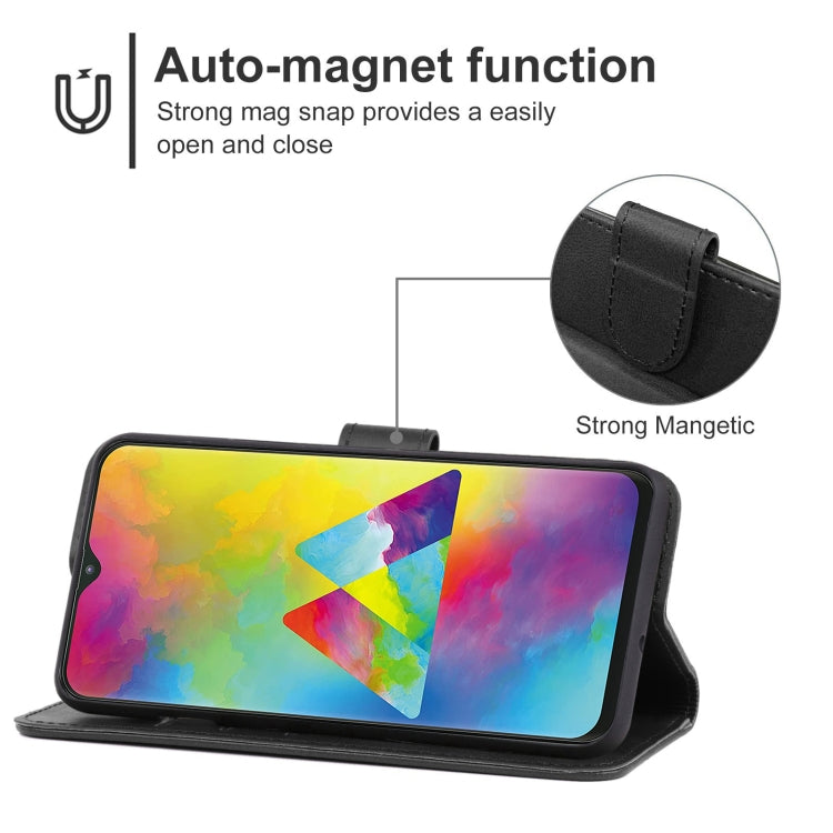 For Samsung Galaxy M20 Leather Phone Case