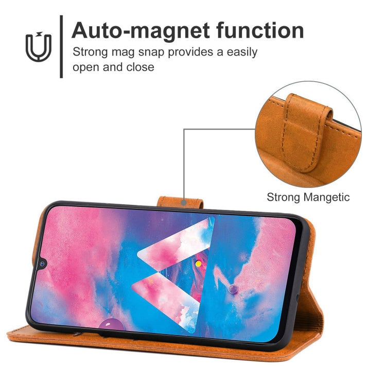For Samsung Galaxy M30 / A40s Leather Phone Case