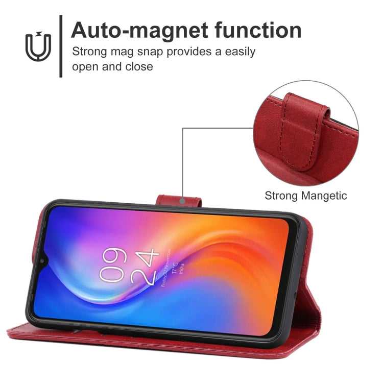 For Tecno  Spark 8 Leather Phone Case