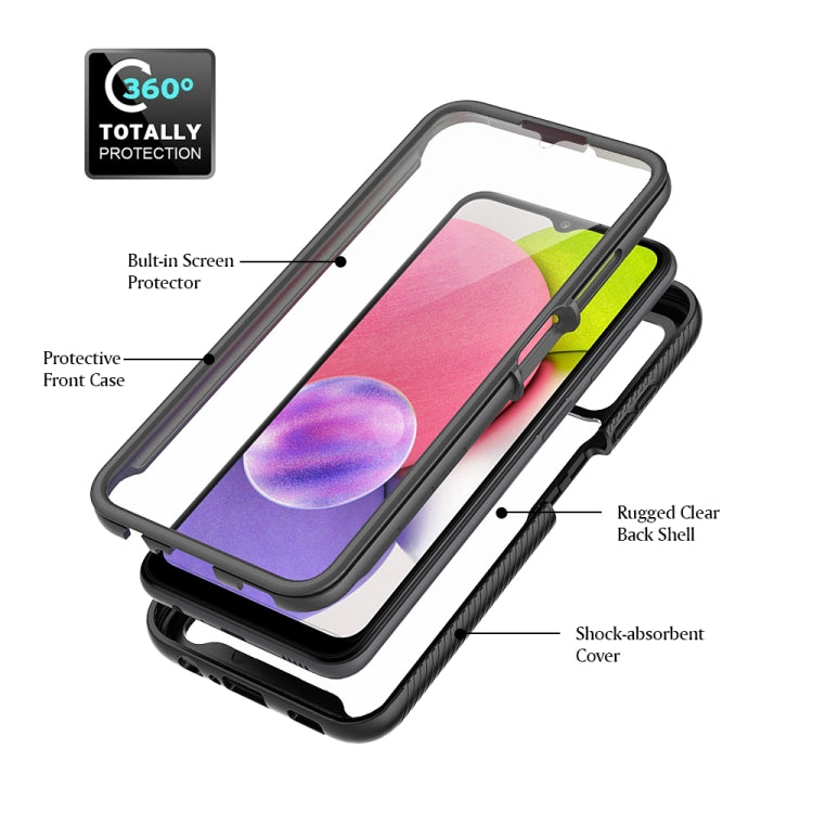 For Samsung Galaxy A03s 166mm Version Starry Sky PC + TPU Phone Case with PET Film