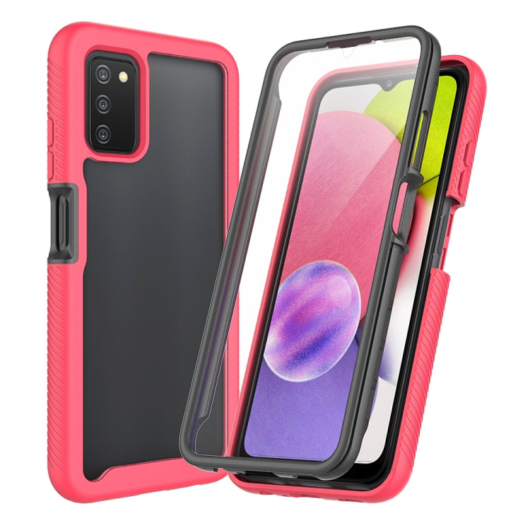 For Samsung Galaxy A03s 166mm Version Starry Sky PC + TPU Phone Case with PET Film