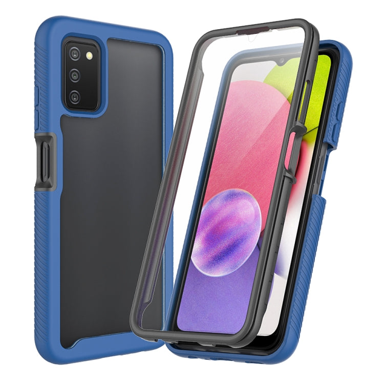 For Samsung Galaxy A03s 166mm Version Starry Sky PC + TPU Phone Case with PET Film