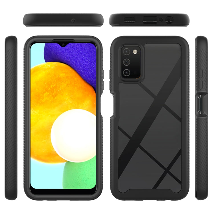 For Samsung Galaxy A03s 166mm Version Starry Sky PC + TPU Phone Case with PET Film
