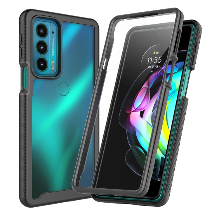 For Motorola Edge 20 Starry Sky PC + TPU Phone Case with PET Film