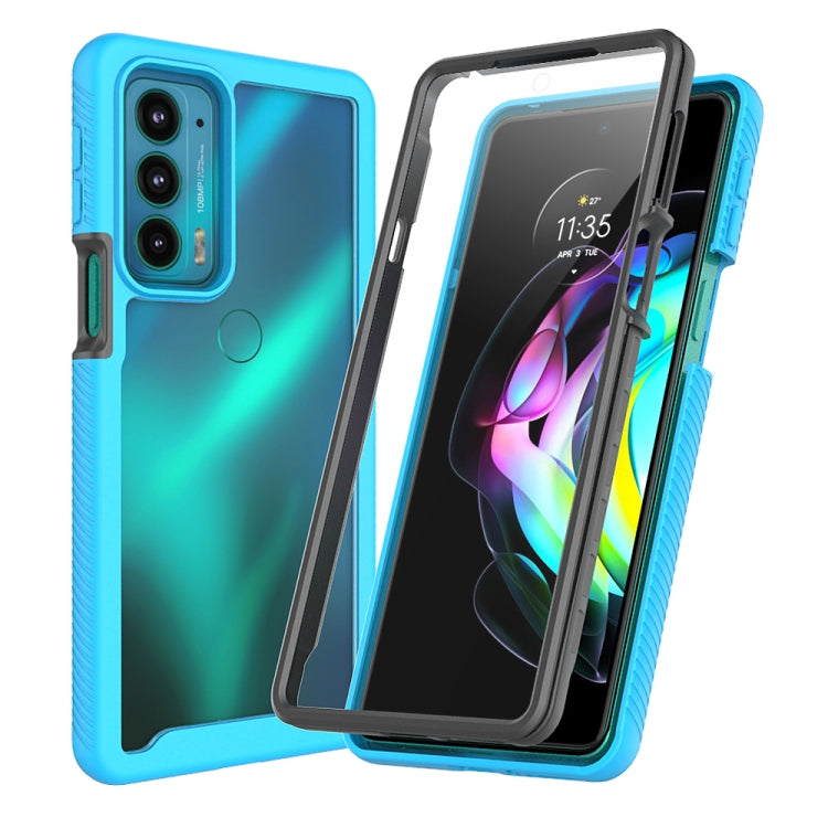For Motorola Edge 20 Starry Sky PC + TPU Phone Case with PET Film