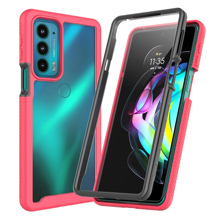 For Motorola Edge 20 Starry Sky PC + TPU Phone Case with PET Film