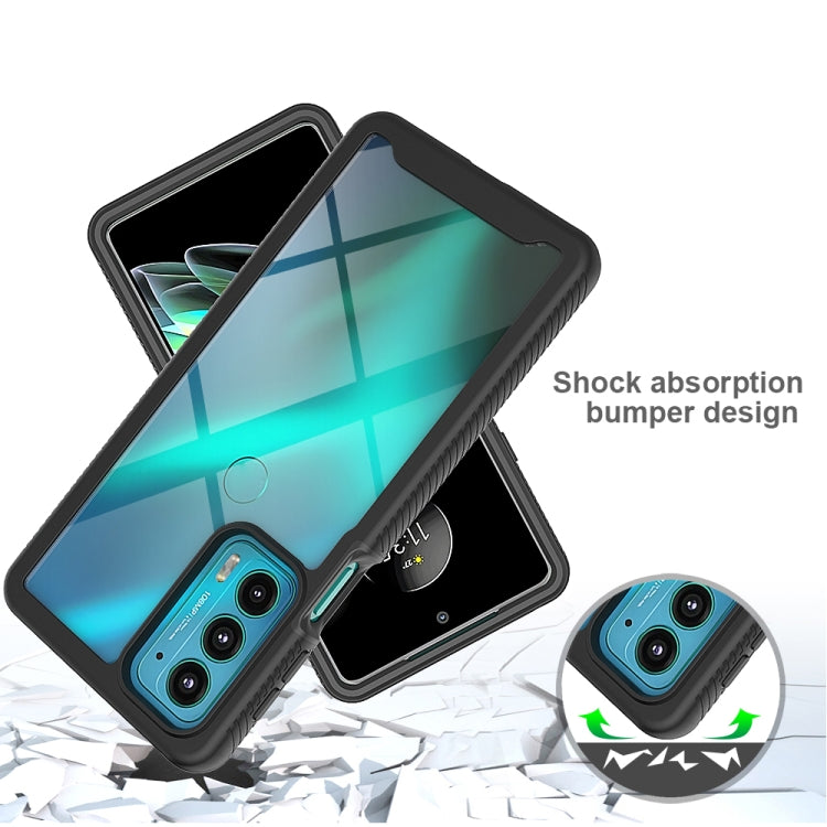For Motorola Edge 20 Starry Sky PC + TPU Phone Case with PET Film