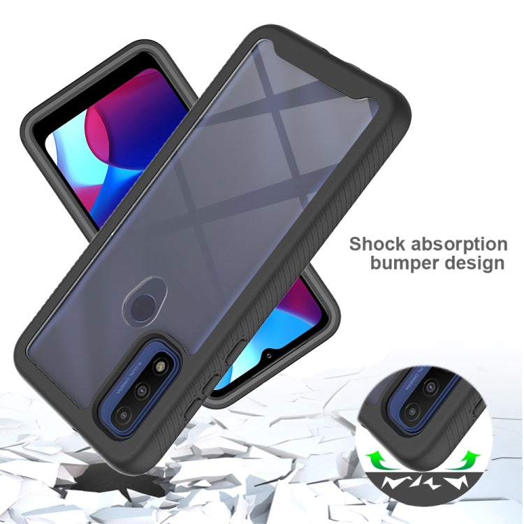 For Motorola G Pure Starry Sky PC + TPU Phone Case with PET Film