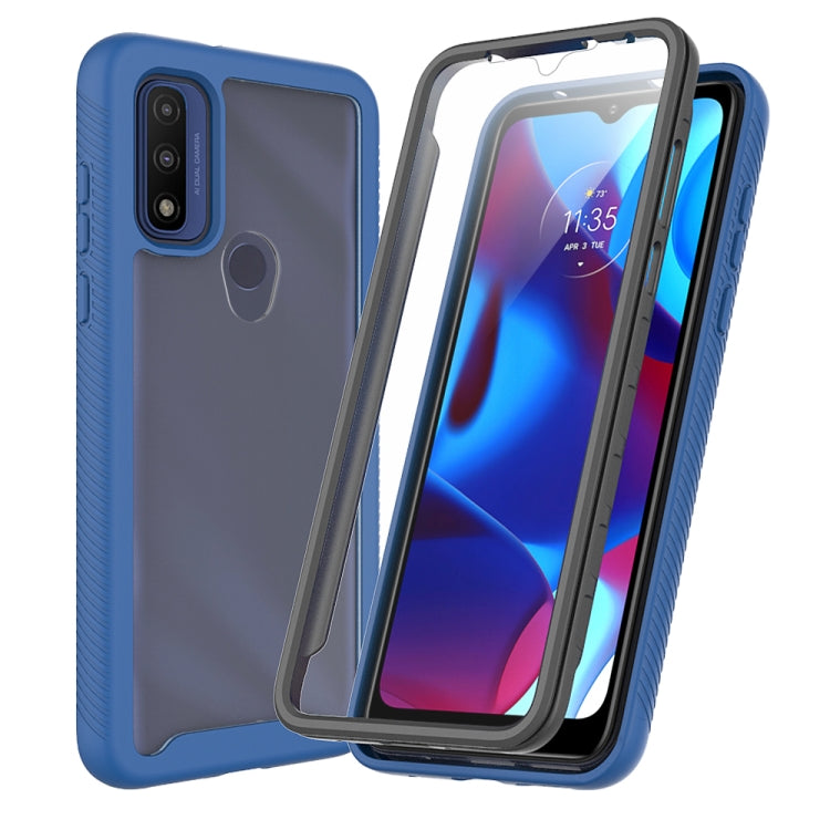 For Motorola G Pure Starry Sky PC + TPU Phone Case with PET Film