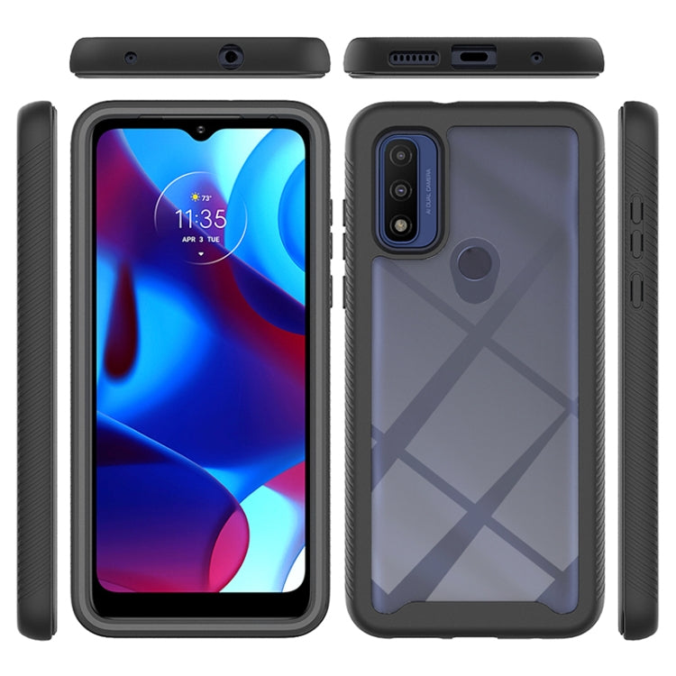 For Motorola G Pure Starry Sky PC + TPU Phone Case with PET Film
