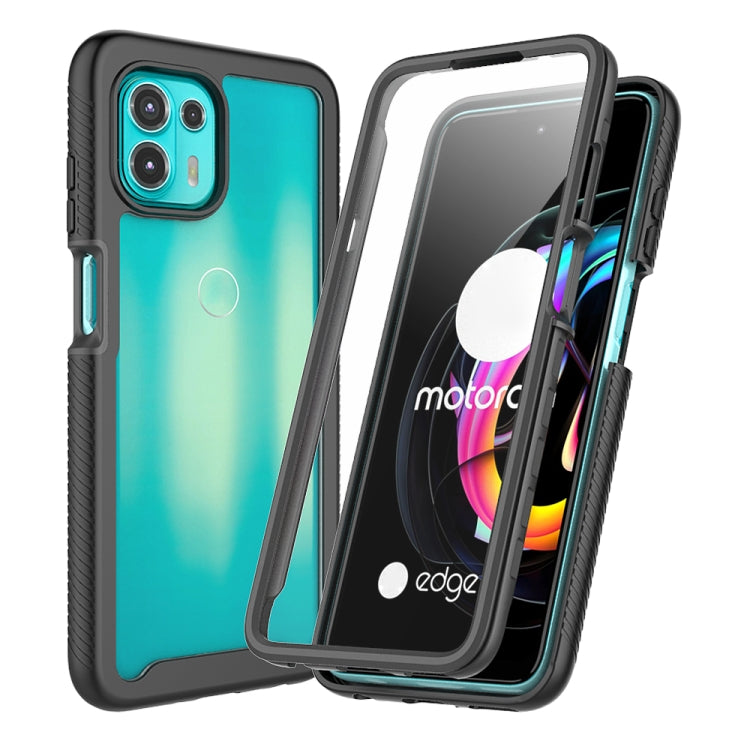 For Motorola Edge 20 Lite Starry Sky PC + TPU Phone Case with PET Film