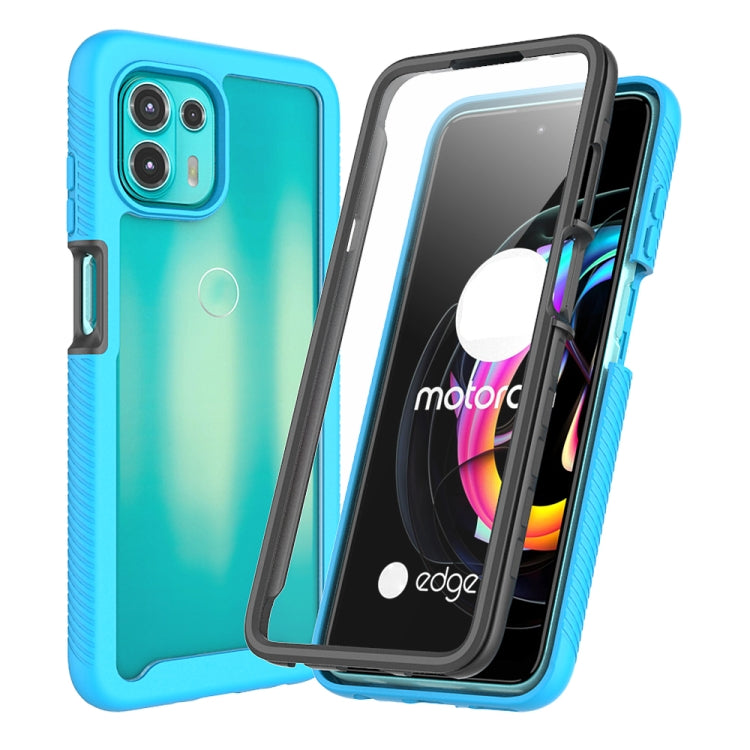 For Motorola Edge 20 Lite Starry Sky PC + TPU Phone Case with PET Film