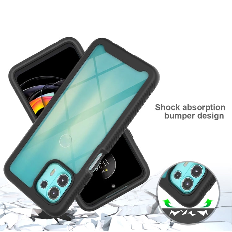 For Motorola Edge 20 Lite Starry Sky PC + TPU Phone Case with PET Film