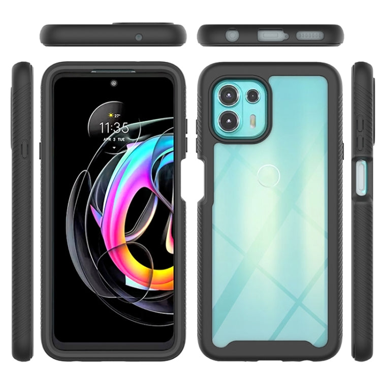 For Motorola Edge 20 Lite Starry Sky PC + TPU Phone Case with PET Film