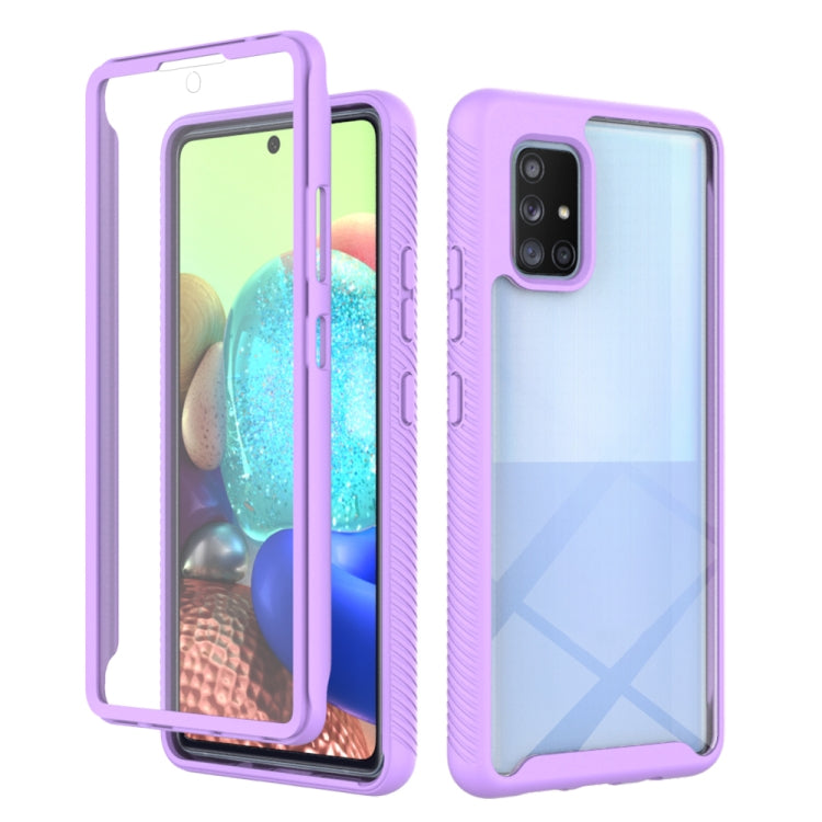 For Samsung Galaxy A71 5G Starry Sky PC + TPU Phone Case with PET Film