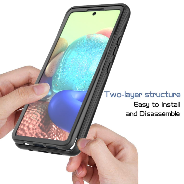 For Samsung Galaxy A71 5G Starry Sky PC + TPU Phone Case with PET Film