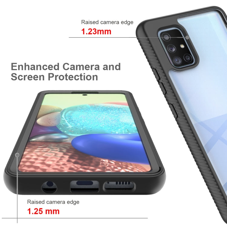 For Samsung Galaxy A71 5G Starry Sky PC + TPU Phone Case with PET Film