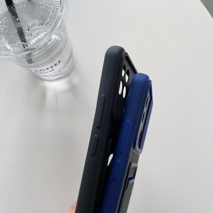 For OPPO A15 Sliding Camshield Card TPU + PC Case