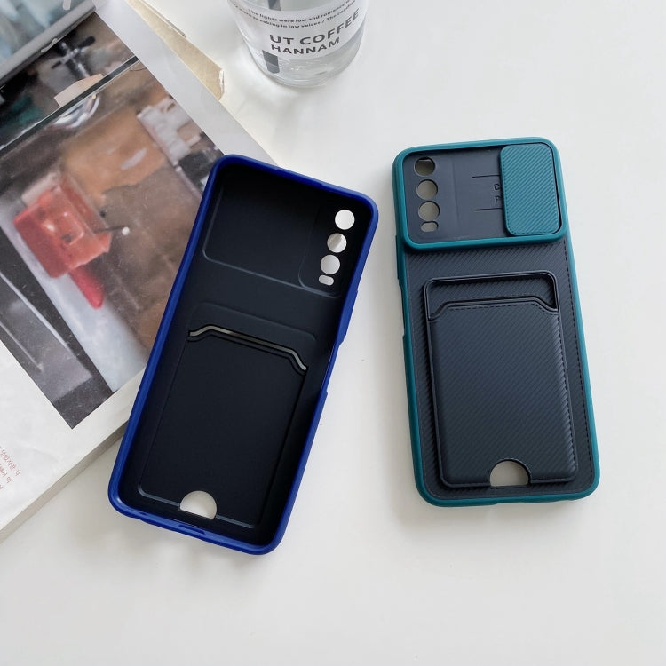 For vivo Y20 Sliding Camshield Card TPU + PC Case